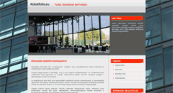 Desktop Screenshot of ablakfolia.eu